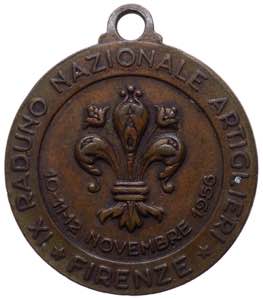 Medaglia emessa nel 1956 commemorativa del ... 
