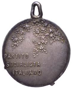 Italia, medaglia del Partito Socialista ... 