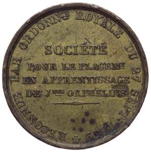 Francia, medaglia per la Société pour le ... 