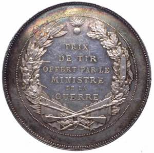 Francia, XIX secolo, medaglia premio di tiro ... 