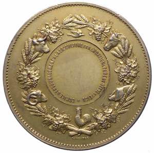 Francia, XIX - XX secolo, medaglia premio ... 