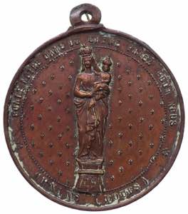 Francia, medaglia devozionale del Santuario ... 