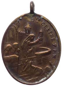 Francia, medaglia devozionale di San ... 