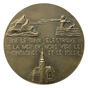 Lussemburgo, medaglia per lelettrificazione ... 