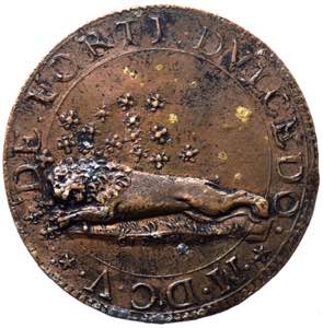 Leone XI (1605) Medaglia commemorativa del ... 