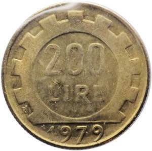 Monetazione in lire - 200 lire 1979 - manca ... 