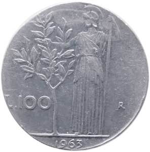 Monetazione in lire - 100 LIRE 1963 - ... 