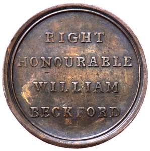 Gettone - William Beckford Right Honourable ... 