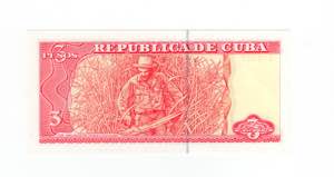 Cuba - Seconda Repubblica (dal 1959) 3 Pesos ... 
