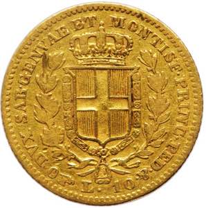 Carlo Alberto (1831-1849) - 10 lire 1839 ... 