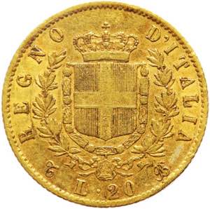 Vittorio Emanuele II (1861-1878) - 20 lire ... 