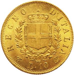 Vittorio Emanuele II (1861-1878) - 10 lire ... 