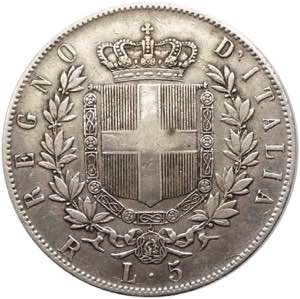 Vittorio Emanuele II (1861-1878) - 5 lire ... 