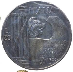 Vittorio Emanuele III (1900-1943) 20 Lire ... 