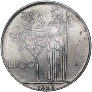 Monetazione in lire - 100 LIRE 1956  ... 