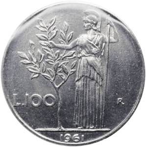 Monetazione in lire - 100 LIRE 1961  D/ ... 