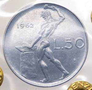 Monetazione in Lire (1946-2001) 50 Lire ... 