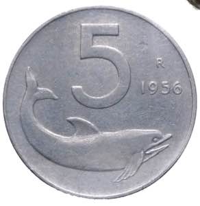 Monetazione in Lire (1946-2001) 5 Lire ... 