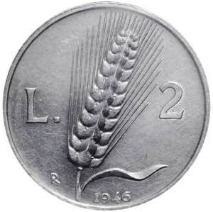 Monetazione in lire - 2 Lire 1946   D/ ... 