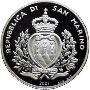 San Marino - Anno 2001 -  Moneta ... 