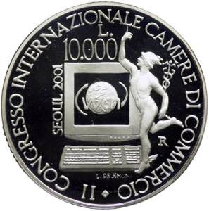 San Marino - Anno 2001-  Moneta Celebrativa ... 