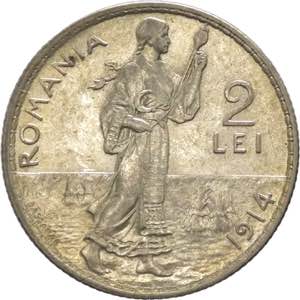 Romania - Carol I (1881-1914) - 2 lei 1914 - ... 