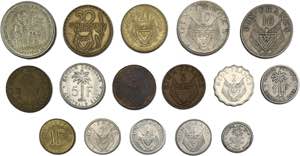 Ruanda e Burundi - lotto di 16 monete di ... 