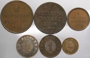 Svezia - lotto di 6 monete di tagli, anni e ... 
