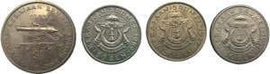 Brunei - lotto di 4 monete di taglio, anni e ... 