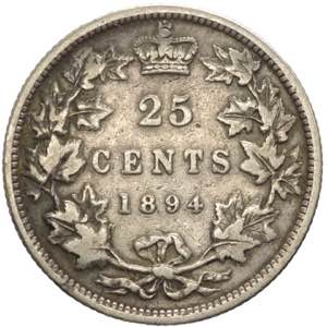 Canada - Vittoria (1837-1901) -  25 Cents ... 