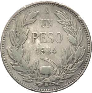 Cile - repubblica (dal 1818) - 1 peso 1910 - ... 