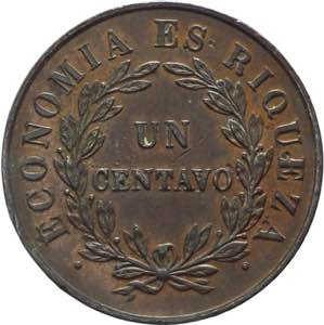 Cile - repubblica (dal 1818) - 1 centesimo ... 
