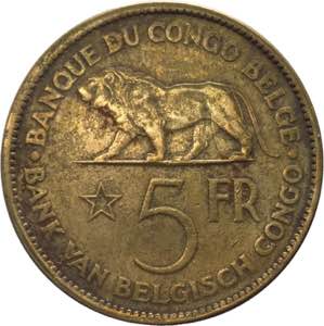 Congo belga - Leopoldo III (1934-1951) - 5 ... 
