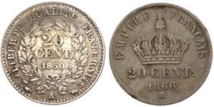 Francia - Napoleone III (1852-1870)  - lotto ... 