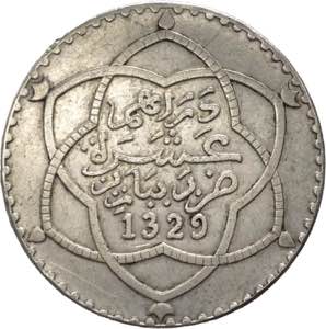 Marocco - Abd al-Hafid (1908-1912) - 10 ... 