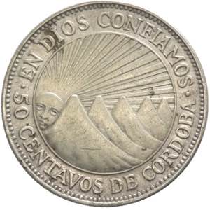 Nicaragua (dal 1821) - 50 Centavos de ... 