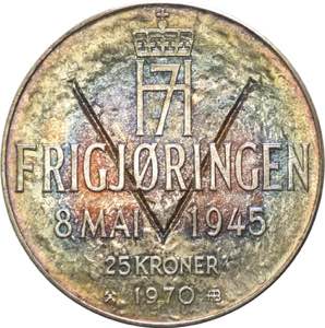 Norvegia - Olav V (1957-1991) - 25 corone ... 
