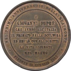 Firenze - medaglia in onore di Giovanni ... 