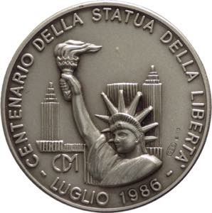 Italia - medaglia a tema Centenario della ... 