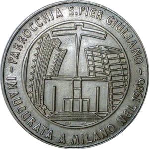 Medaglia - Milano, medaglia in argento per ... 