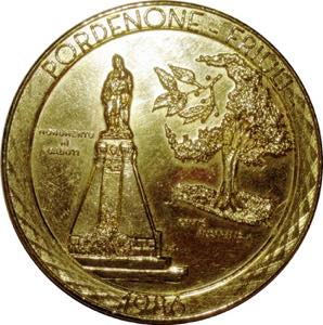 Italia - San Leonardo Valcellina, medaglia ... 