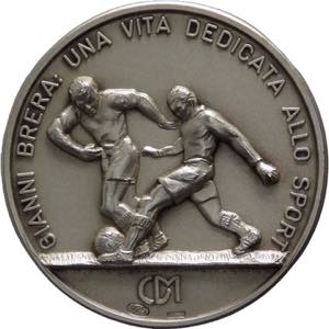 Italia - medaglia a tema Gianni Brera: Una ... 