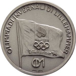 Italia - medaglia a tema Olimpiadi Invernali ... 