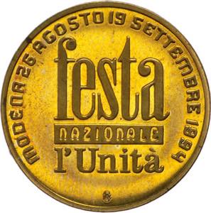 Italia - Modena - medaglia Festa Nazionale ... 