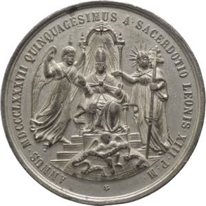 Leone XIII, Pecci (1878-1903) - medaglia del ... 