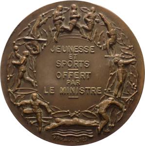 Francia - medaglia Jeunesse et Sports - opus ... 