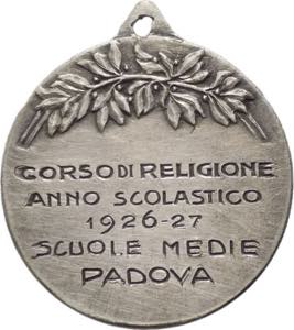 Italia - medaglietta  votiva - Corso di ... 