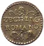 Peso monetale dello Zecchino Romano con ... 