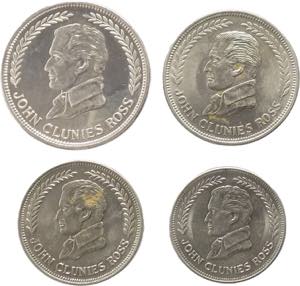 Isole Cocos - lotto di 8 monete di taglio, ... 