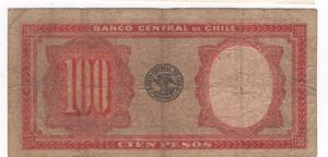 Cile - repubblica (dal 1818) - 100 pesos - ... 